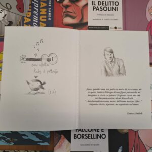 Ridammi la mano - Fabrizio De Andrè - Con disegno di Ernesto Anderle - immagine 2