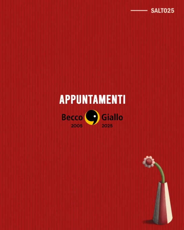 📅 Gli appuntamenti con #beccogiallo al @salonelibro.