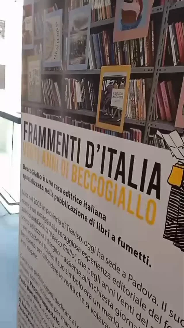 📌 #lavoriincorso per l’apertura di “Frammenti d’Italia” #ventiannidibeccogiallo al Centro Culturale San Gaetano a #Padova. Inaugurazione sabato alle 17.30!