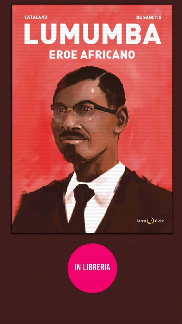 📌 Luca Catalano dalla presentazione della #biografia a #fumetti "Lumumba. Eroe Africano", il 7 giugno  a #Milano presso il Festival 100 Afriche a cura di @africarivista.
